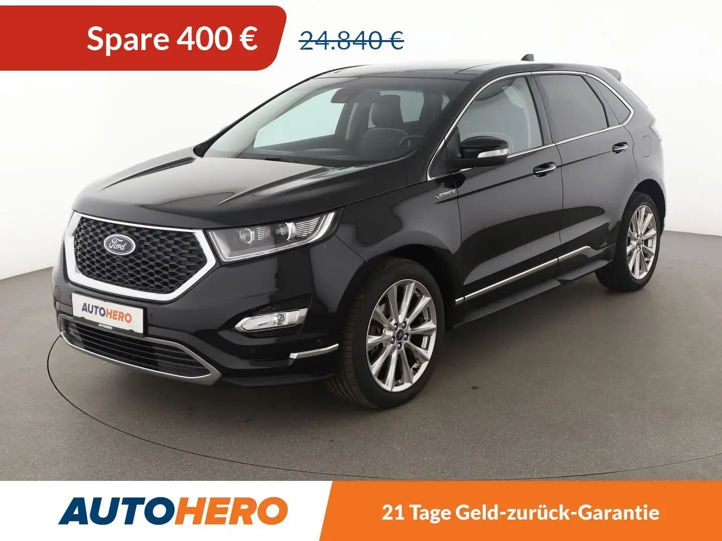 Ford Edge 2.0 TDCi Bi-Turbo Vignale 4x4 Aut.*NAVI*LED*TEMPO* Schwarz - 1