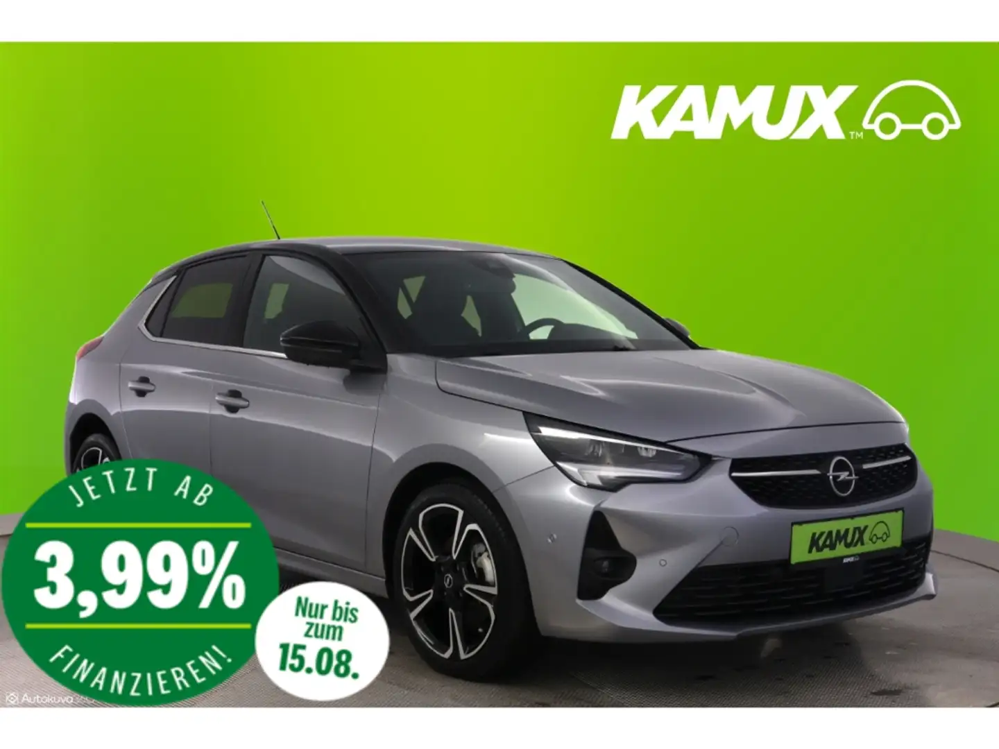 Opel Corsa F 1.2T GS+LED+NAVI+KAMERA+TEMPO+PDC Grijs - 1