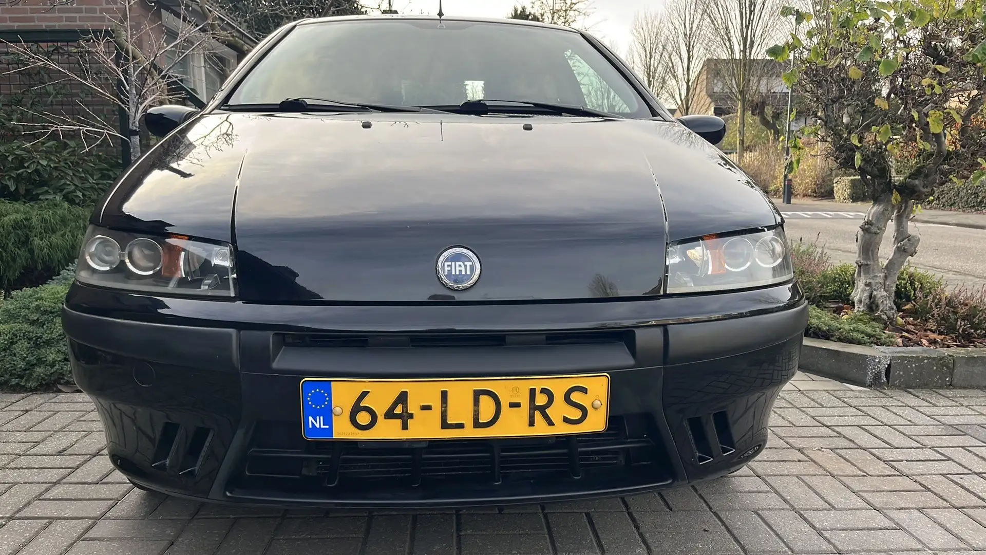 Fiat Punto 1.2-16V Dynamic Zwart - 2