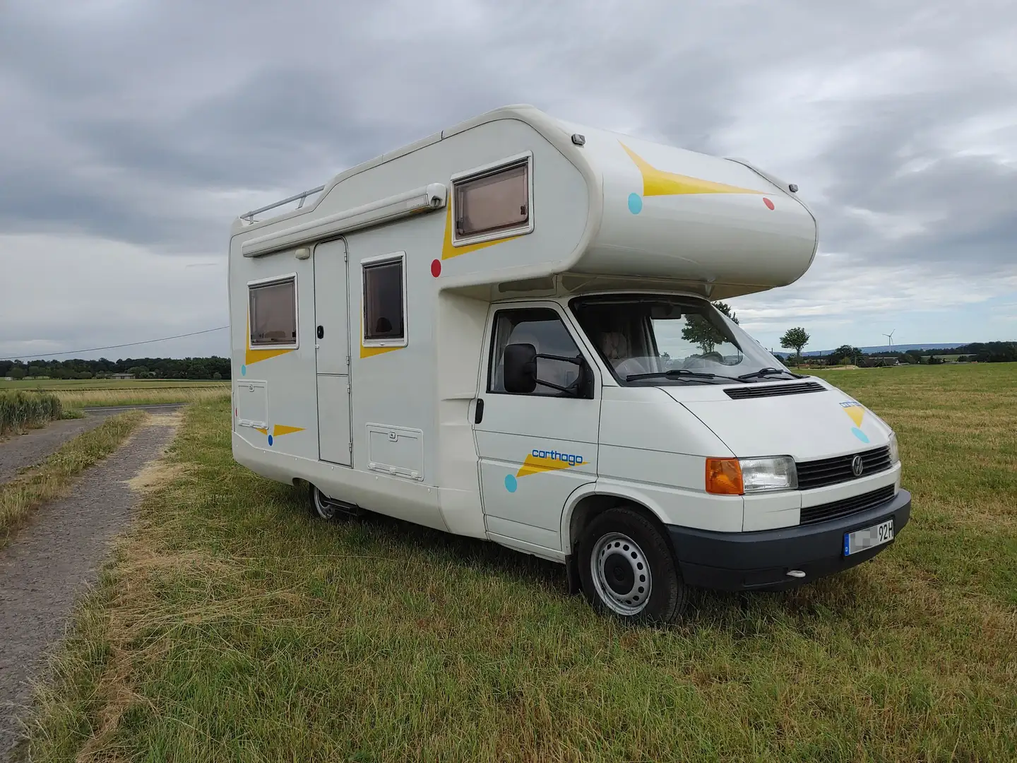 Volkswagen T4 Carthago Abacus, TÜV und Gaspr. neu, H-Kennz. Білий - 2