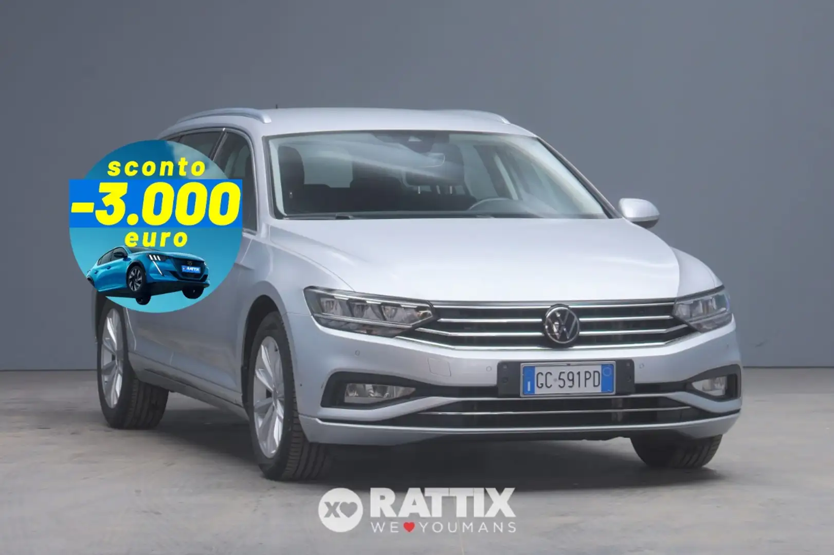 Volkswagen Passat Variant 2.0 tdi 150CV Business dsg Gris - 1