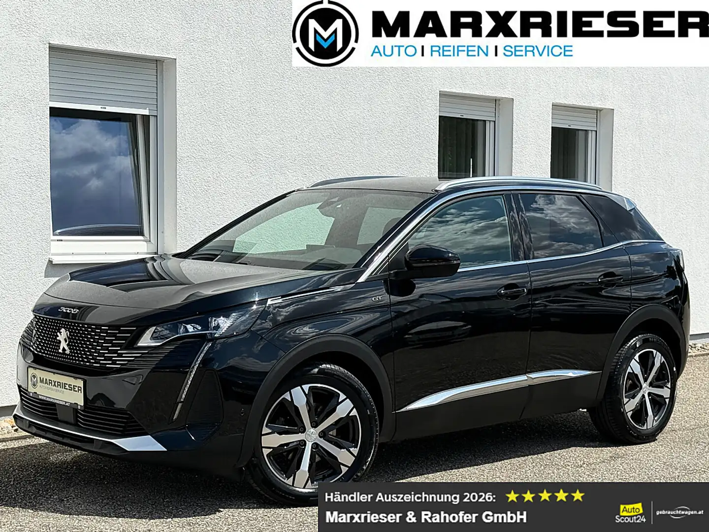 Peugeot 3008 1,5 BlueHDi 130 S&S EAT8 GT Line Aut. Schwarz - 1