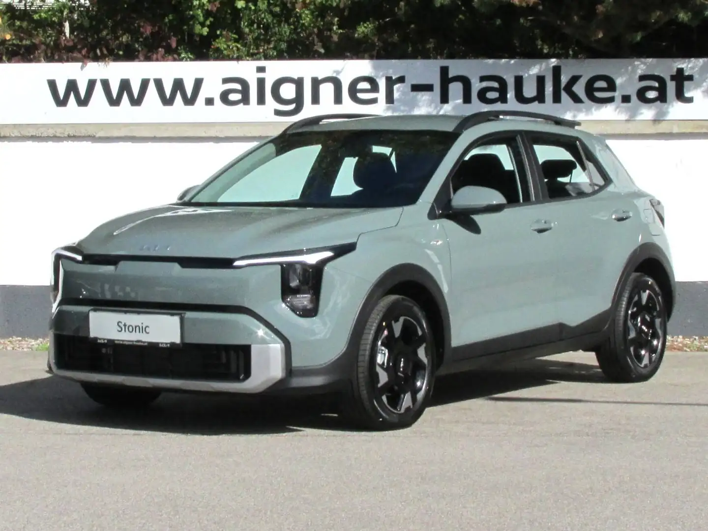 Kia Stonic 1,0 TGDI GPF ISG Titan Grün - 1