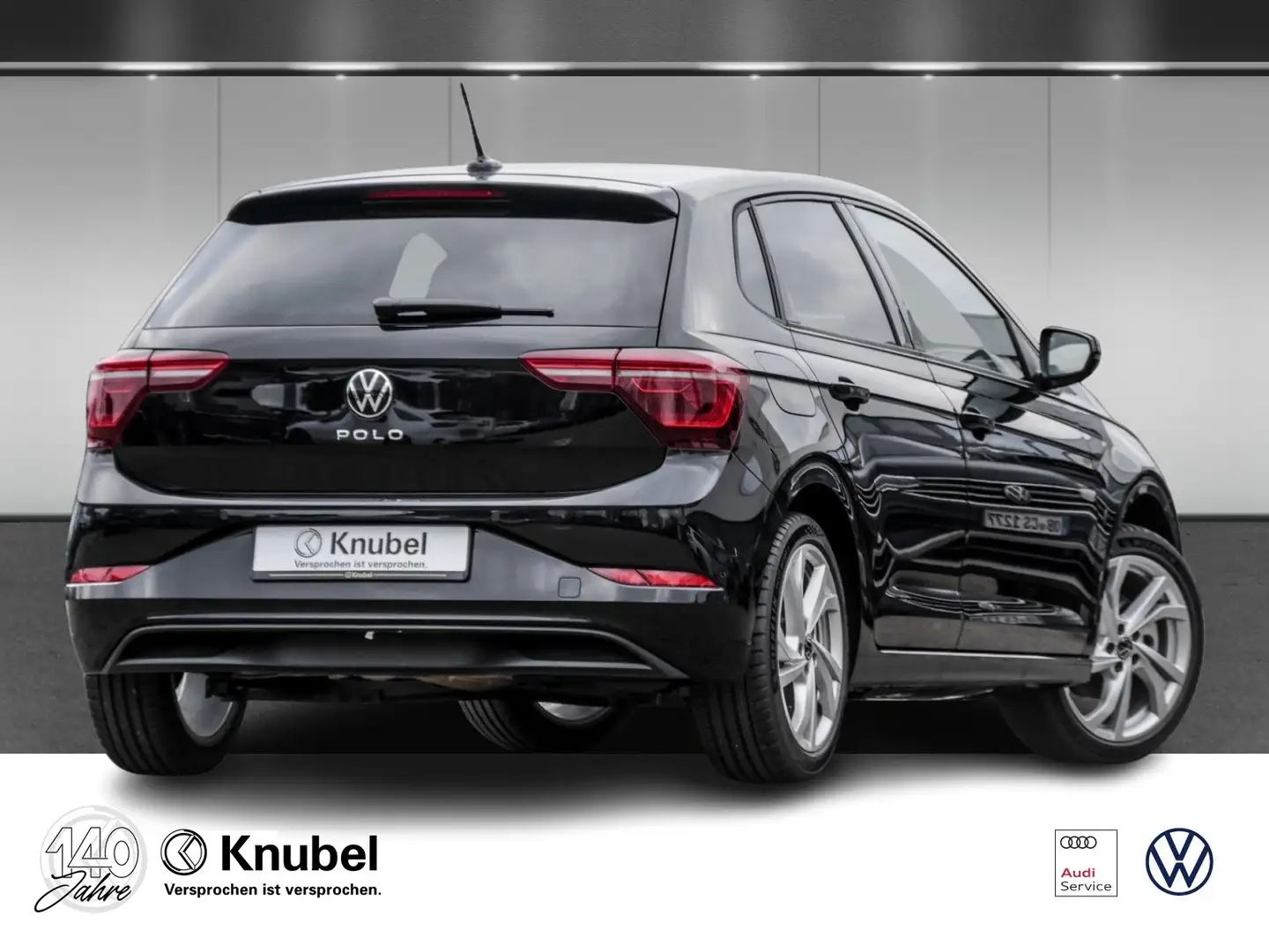 Volkswagen Polo Style 1.0 TSI DSG IQ.Light Navi AHK Pano TravelA. Zwart - 2