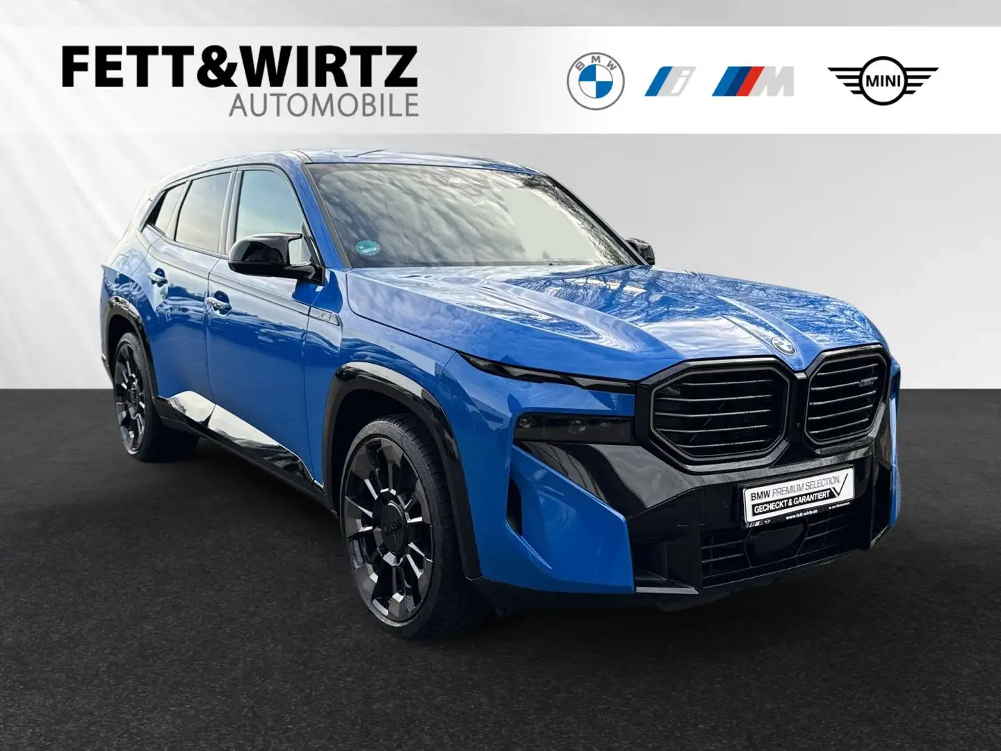 BMW XM 50e *Indiv. Enzianblau*|AHK|Autobahnass.|23"LMR Bleu - 1