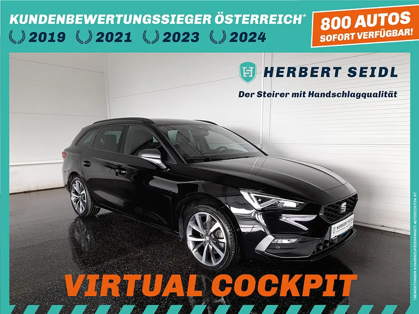 SEAT Leon ST FR-LINE eHybrid DSG *18 ZOLL / DCC / VOLL-LE... Schwarz - 1
