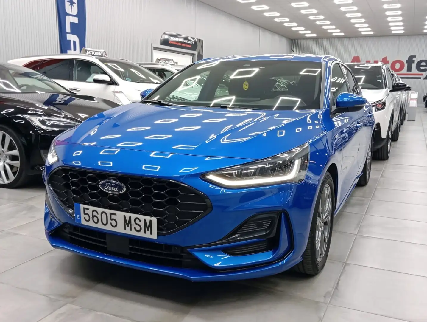 Ford Focus 1.0 Ecoboost MHEV ST-Line X 155 Aut. Bleu - 1