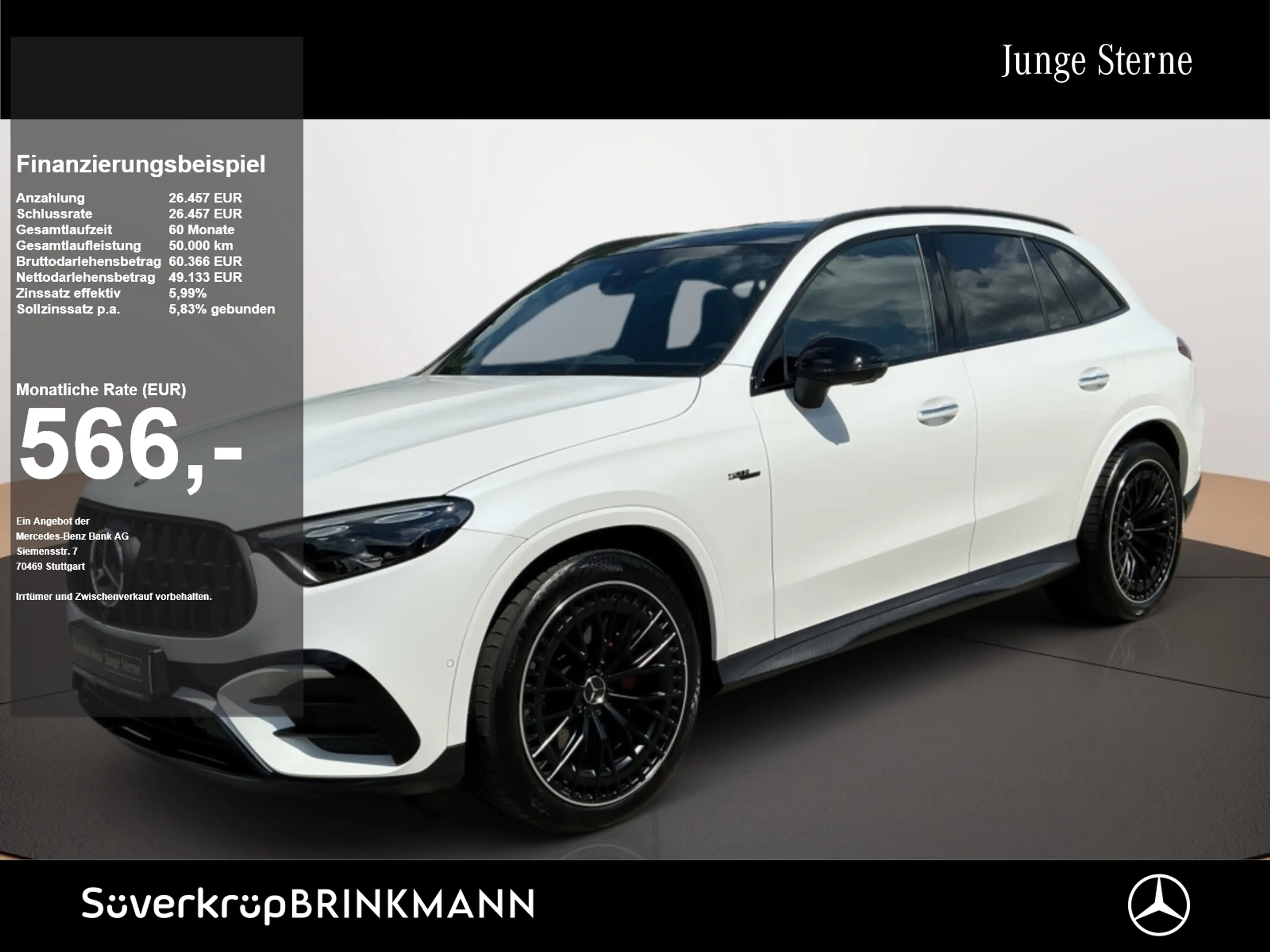 Mercedes-Benz GLC 43 AMG GLC 43 4M AMG PREM+ PERFSITZ DYN+CARBON PANO AHK