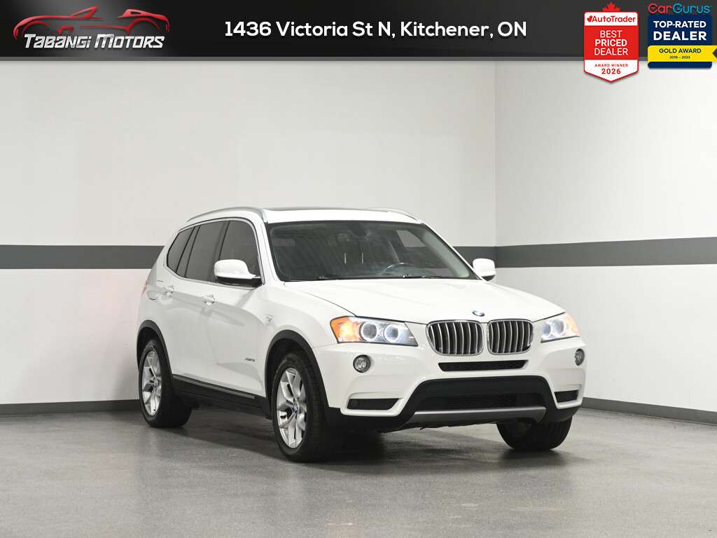 2014 BMW X3 XDrive28i No Accident Leather Panoramic Roof Heat