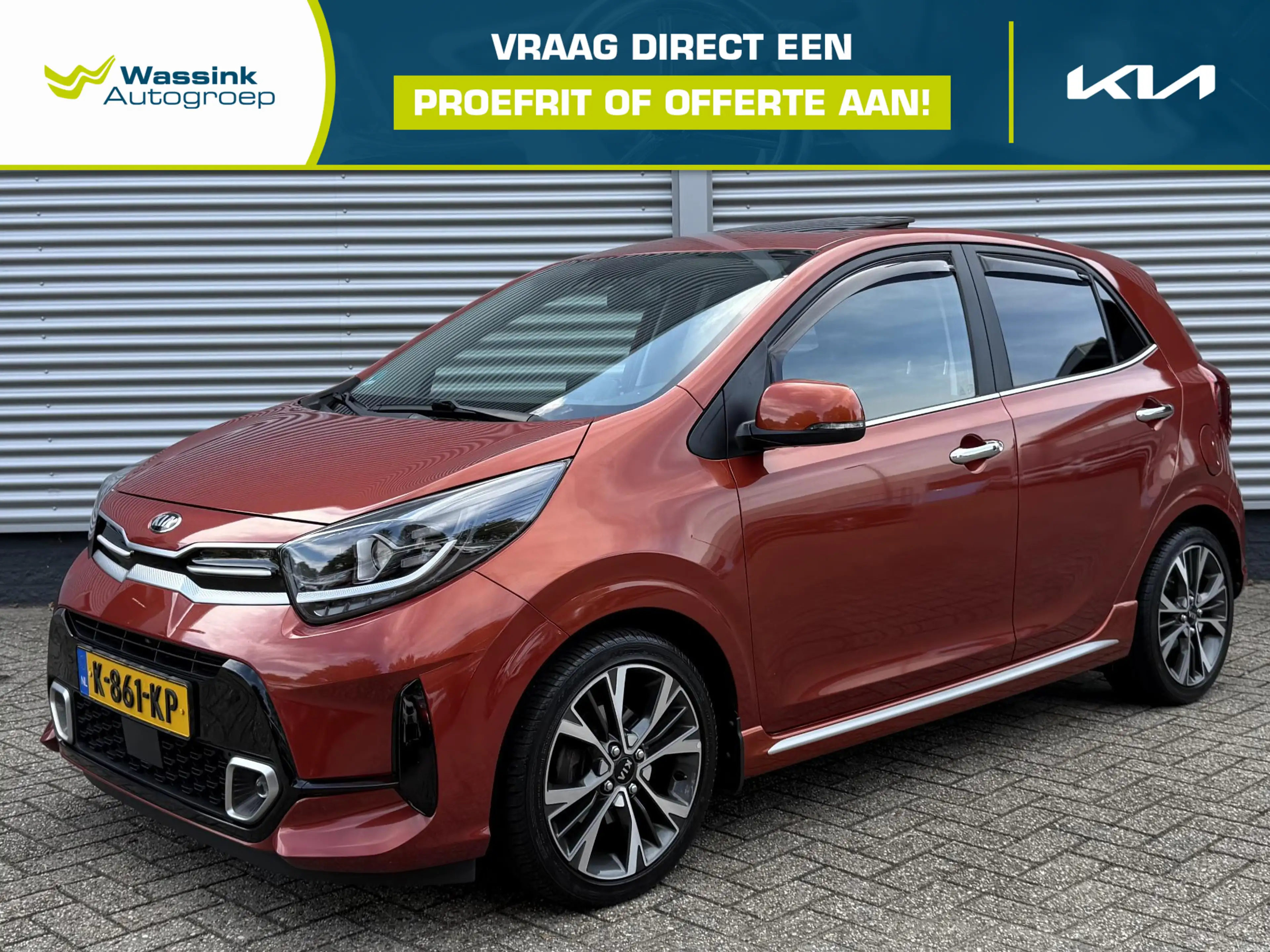 Kia Picanto 1.0 T-GDi GT-Line 5p | Schuif/Kanteldak | Stoel/St