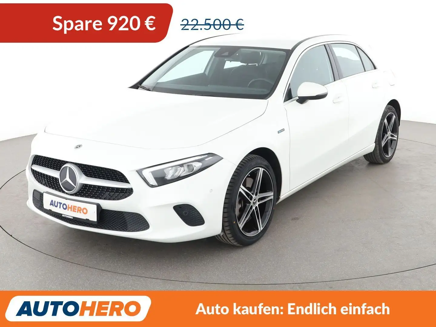 Mercedes-Benz A 250 A 250e Progressive Aut.*NAVI*LED*TEMPO* Weiß - 1