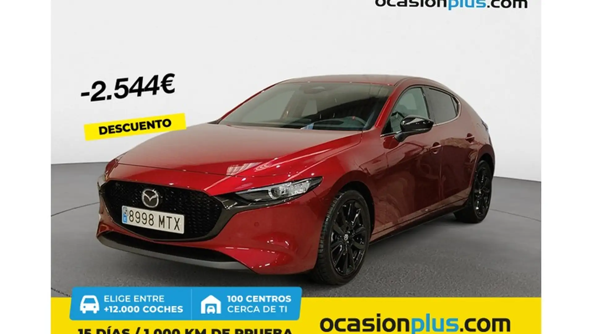 Mazda 3 2.0 e-Skyactiv-G Homura Aut. 90kW Rojo - 1
