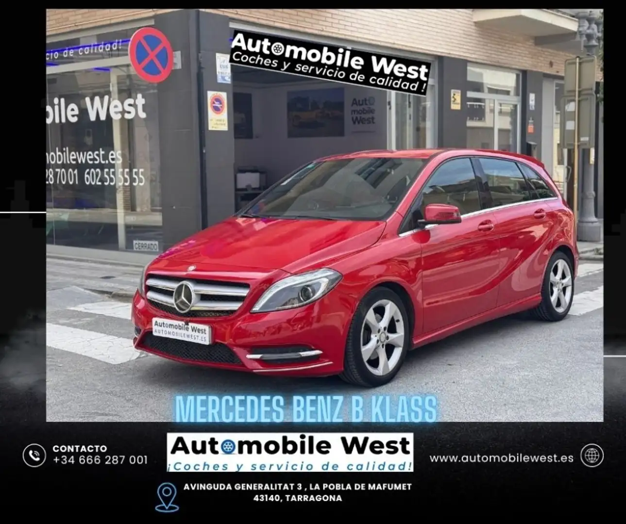 Mercedes-Benz B 180 180CDI BE Rouge - 1