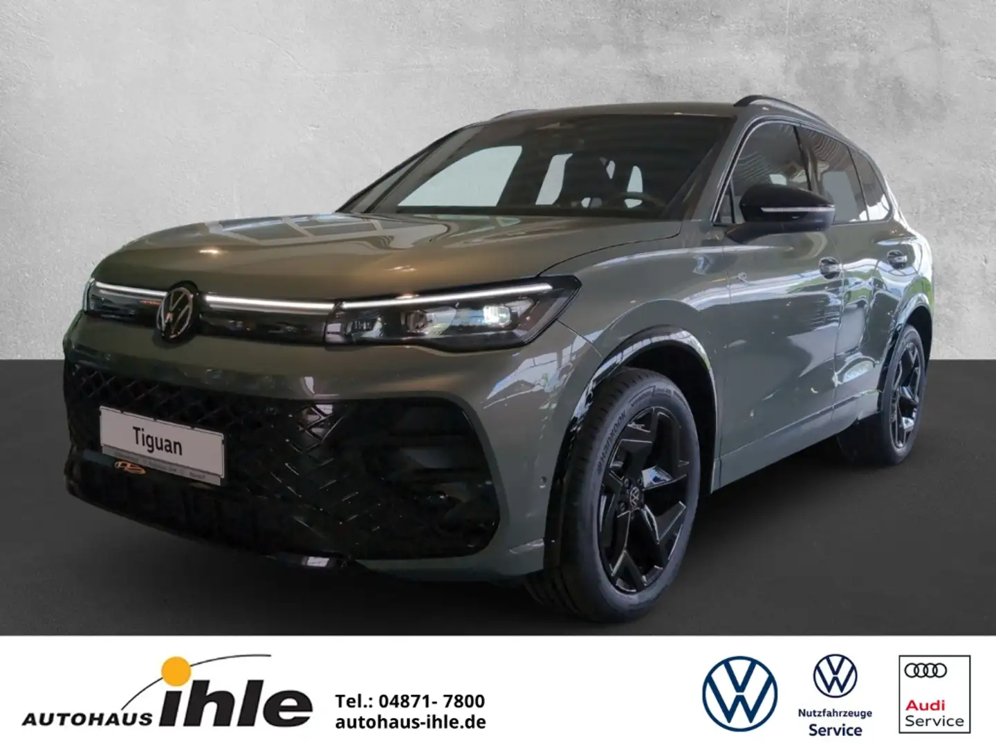 Volkswagen Tiguan 1,5 eTSI DSG R-Line Black Style AHK+HEADUP Grün - 1