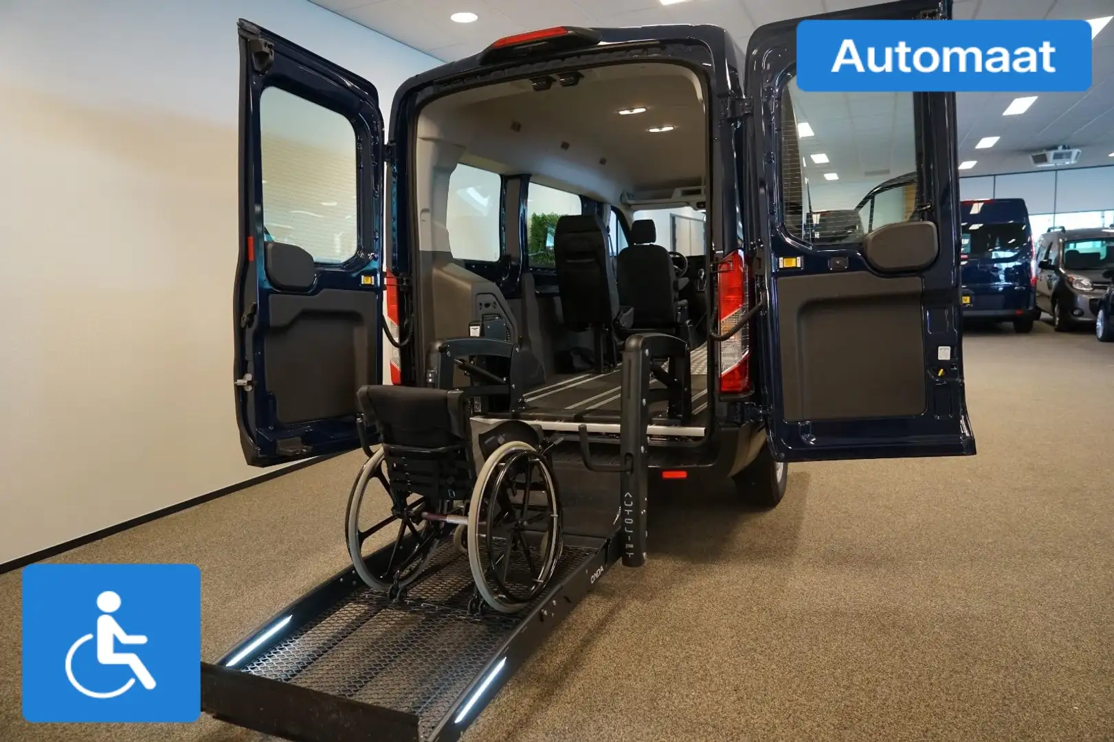 Ford Transit L2H2 Rolstoelbus Automaat Bleu - 2