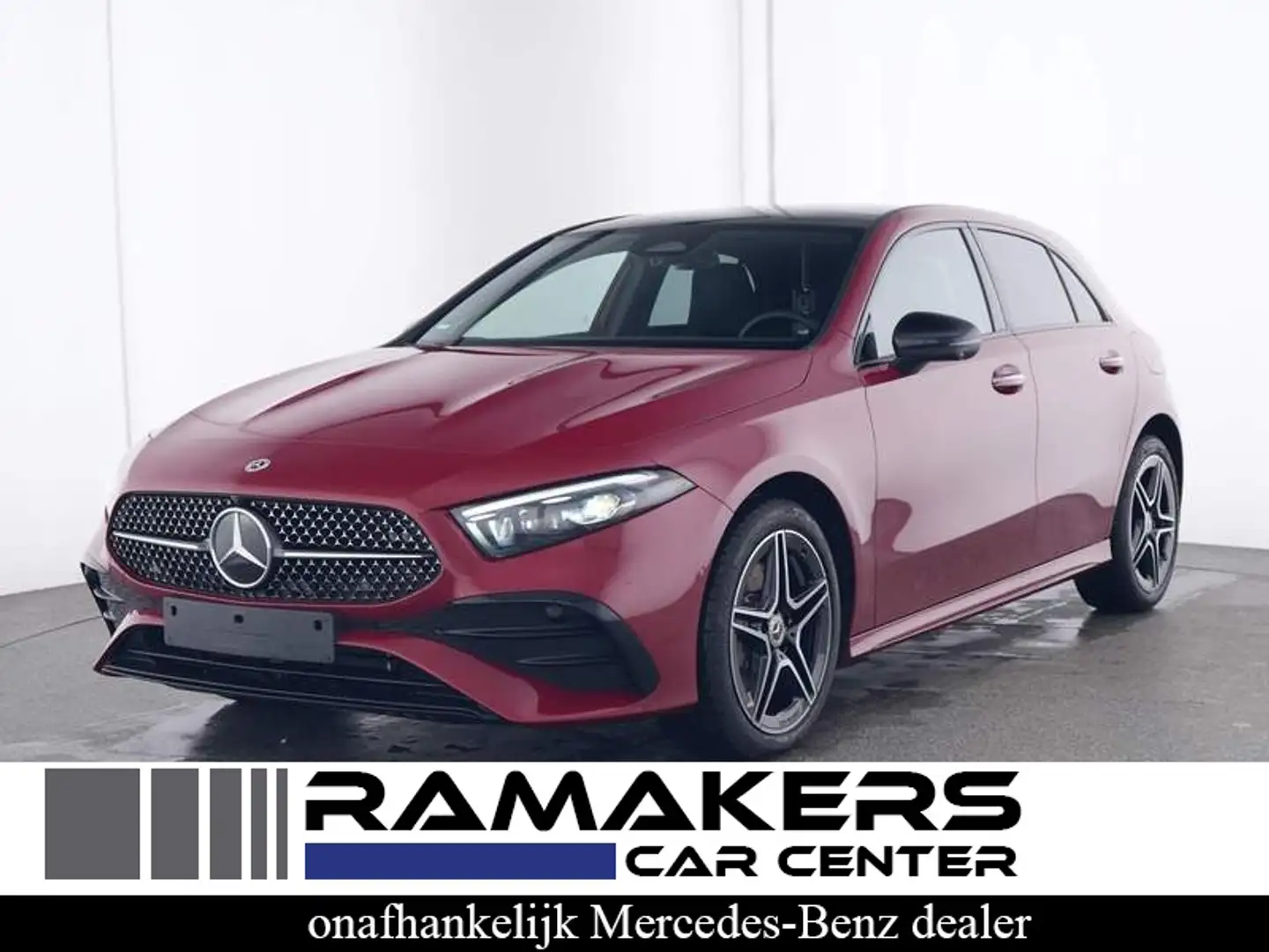 Mercedes-Benz A 250 e AMG Premium Plus Night PANORAMA Distronic 360cam Rood - 1