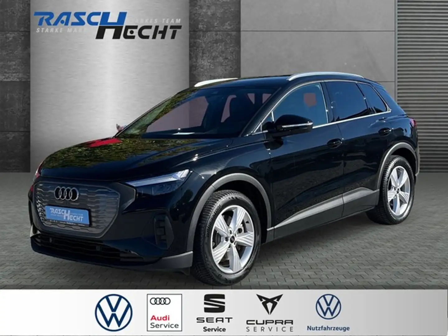 Audi Q4 e-tron Q4 etron basis 40*AHK*LED*EPC*SHZ* Fekete - 1