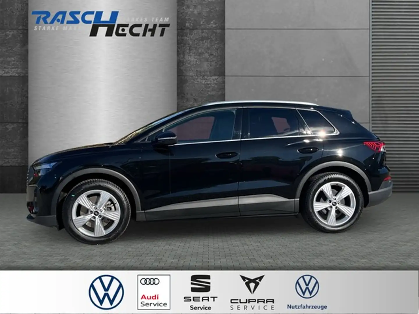Audi Q4 e-tron Q4 etron basis 40*AHK*LED*EPC*SHZ* Fekete - 2