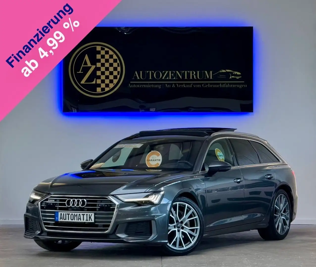 Audi A6 50 TDI quattro 3xS-line sport*GARANTIE*MATRIX Gris - 1