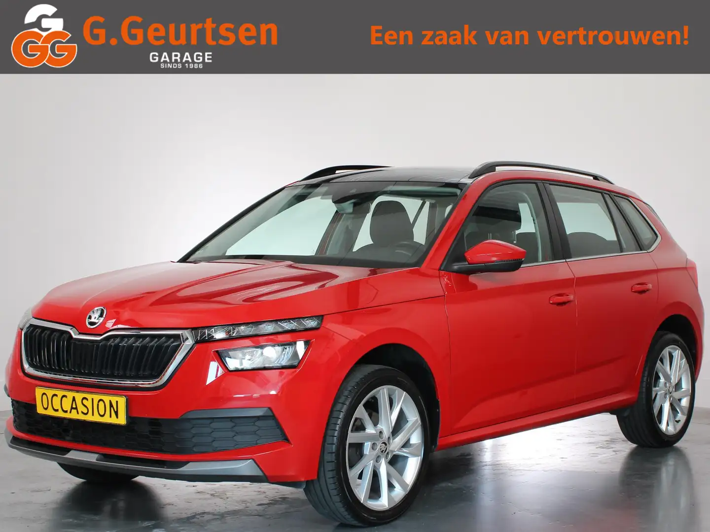 Skoda Kamiq 1.5 TSI 150PK, ACT Sport Business, Panoramadak, Ap Rood - 1