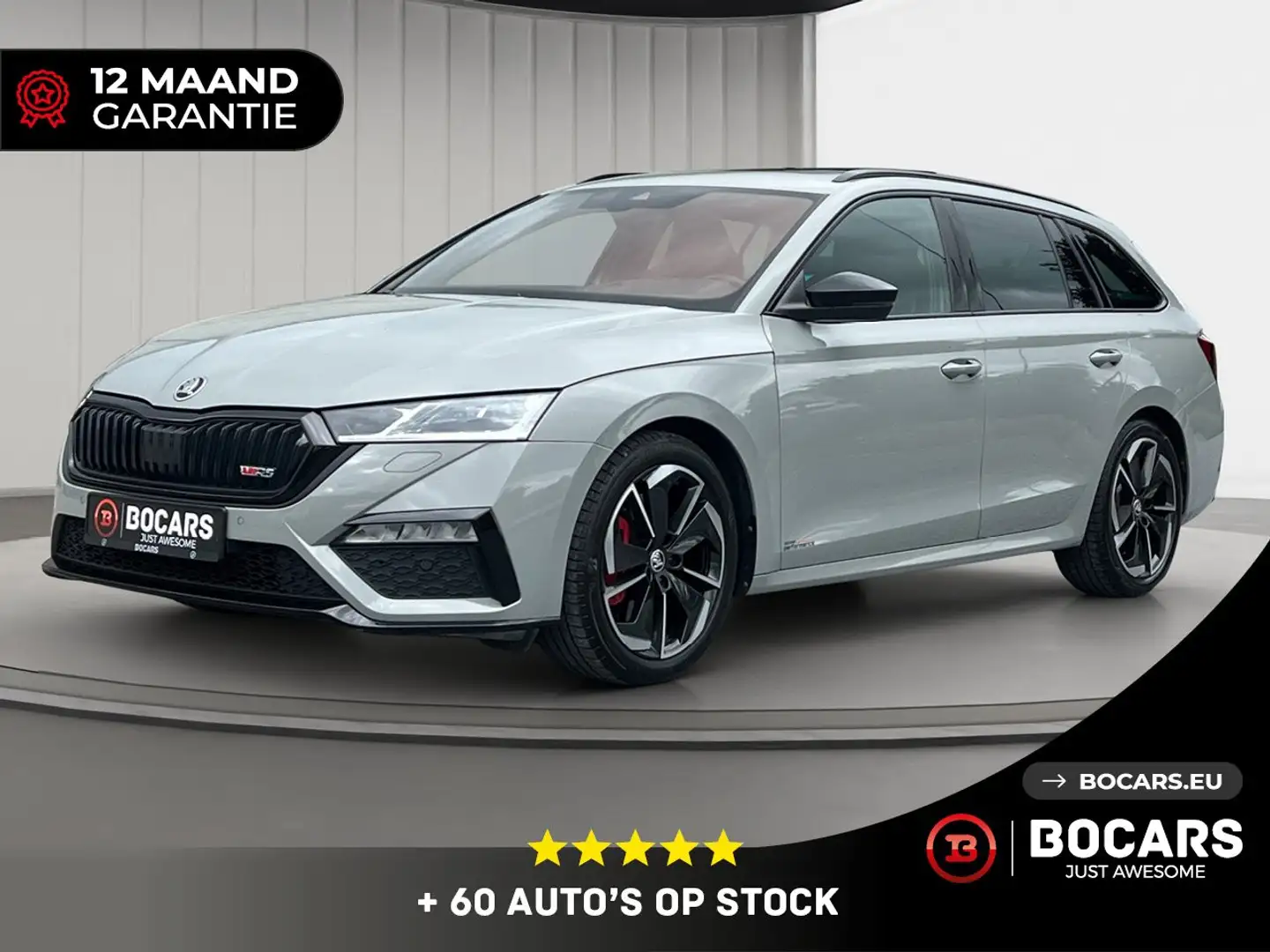 Skoda Octavia SW RS 2.0TFSI DSG| Full Option | Pano |Leder... Gris - 1