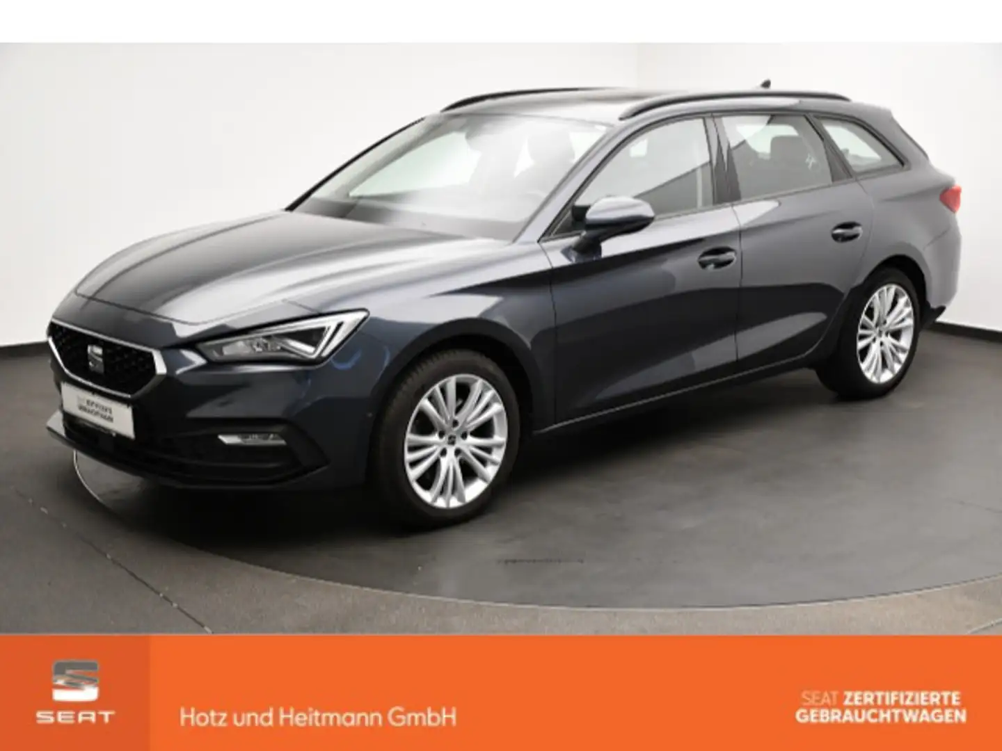 SEAT Leon ST 2.0 TDI DSG Style LED/Beats/AHK/Pano/ACC Grau - 1