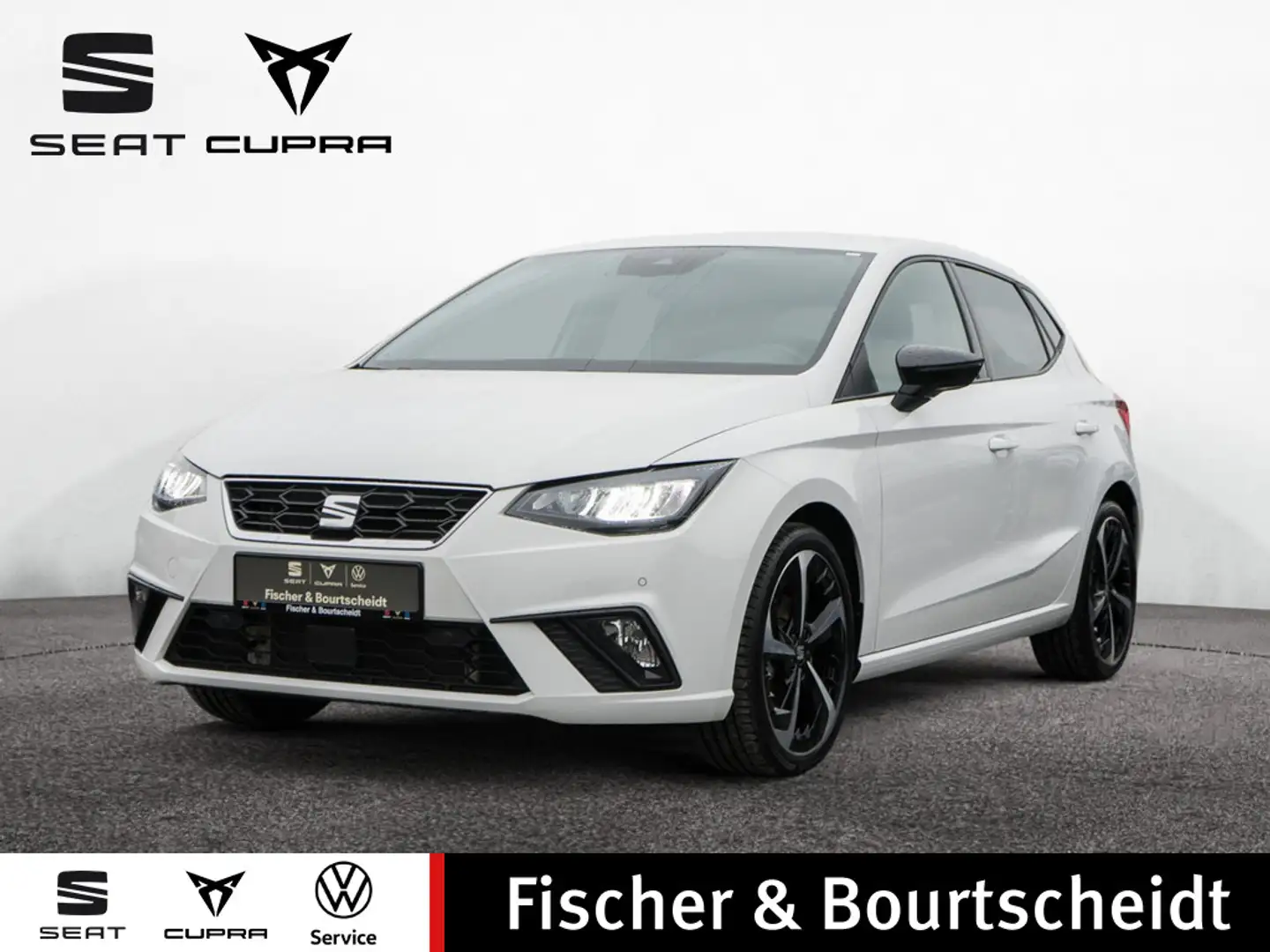 SEAT Ibiza 1.0 TSI FR DSG KAM LED SHZ ACC APP KESS Weiß - 1