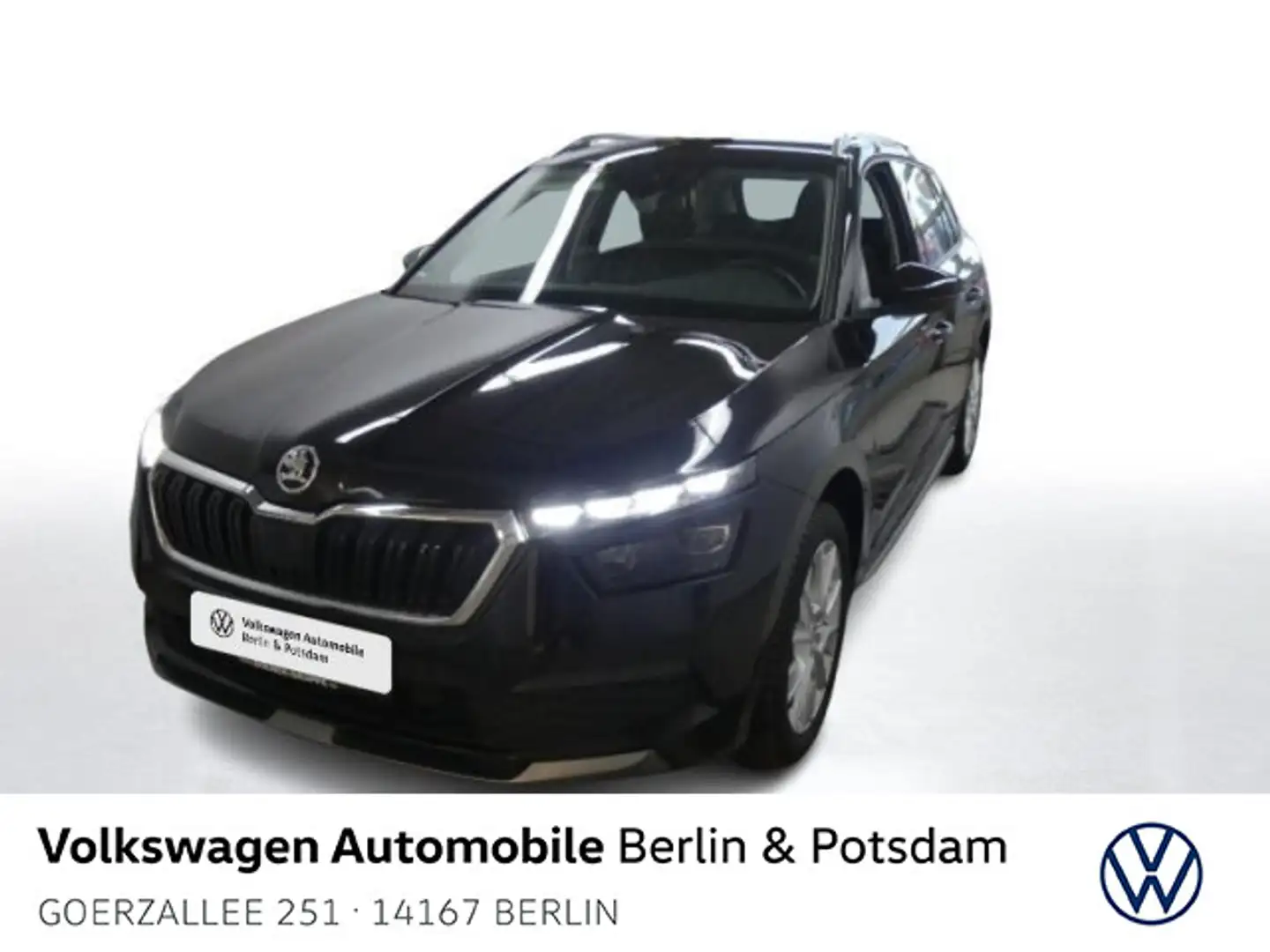 Skoda Kamiq 1.0 TSI DSG Style Navi ACC LED Keyless Schwarz - 1