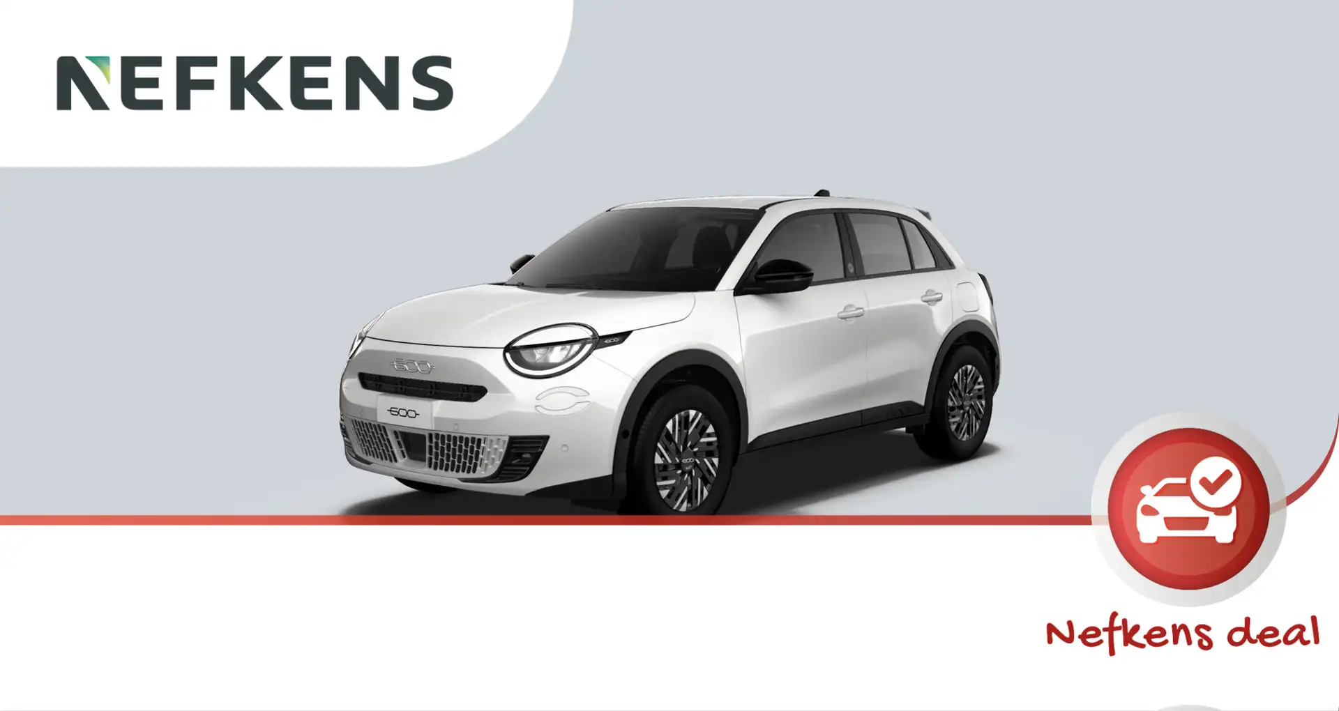 Fiat 600e RED 54 kWh 3-fase | NIEUW UIT VOORRAAD | DIRECT RI Blanco - 1