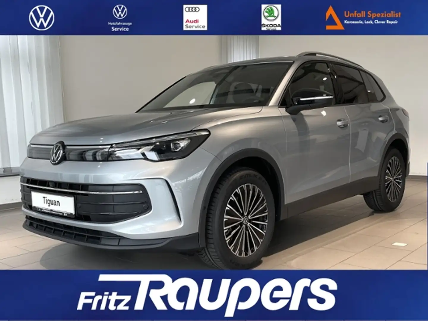 Volkswagen Tiguan 1.5 eTSI Goal +ALLWETTER+360°+HUD Silber - 1