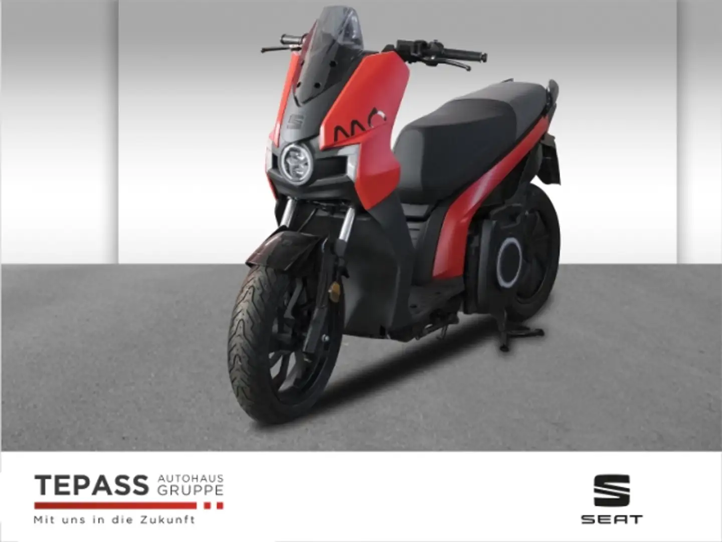 SEAT MO eScooter 125 100 Elektrisch Daring Red Roşu - 1