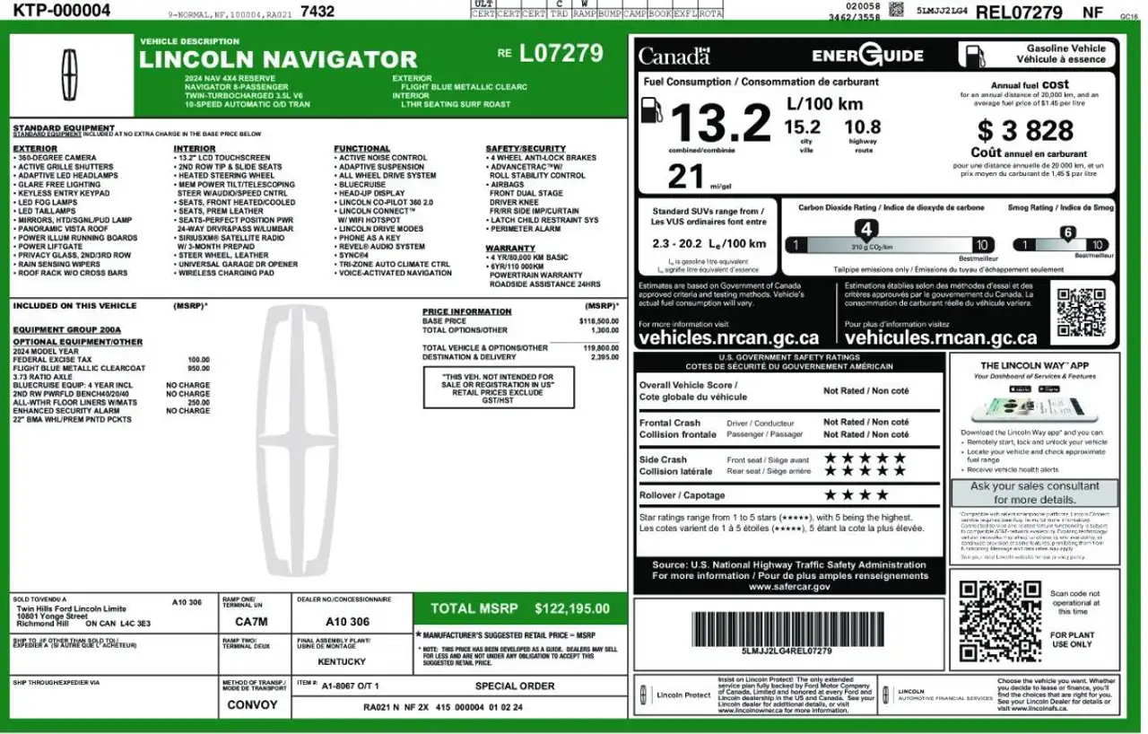 Lincoln Navigator снимка Lincoln Navigator