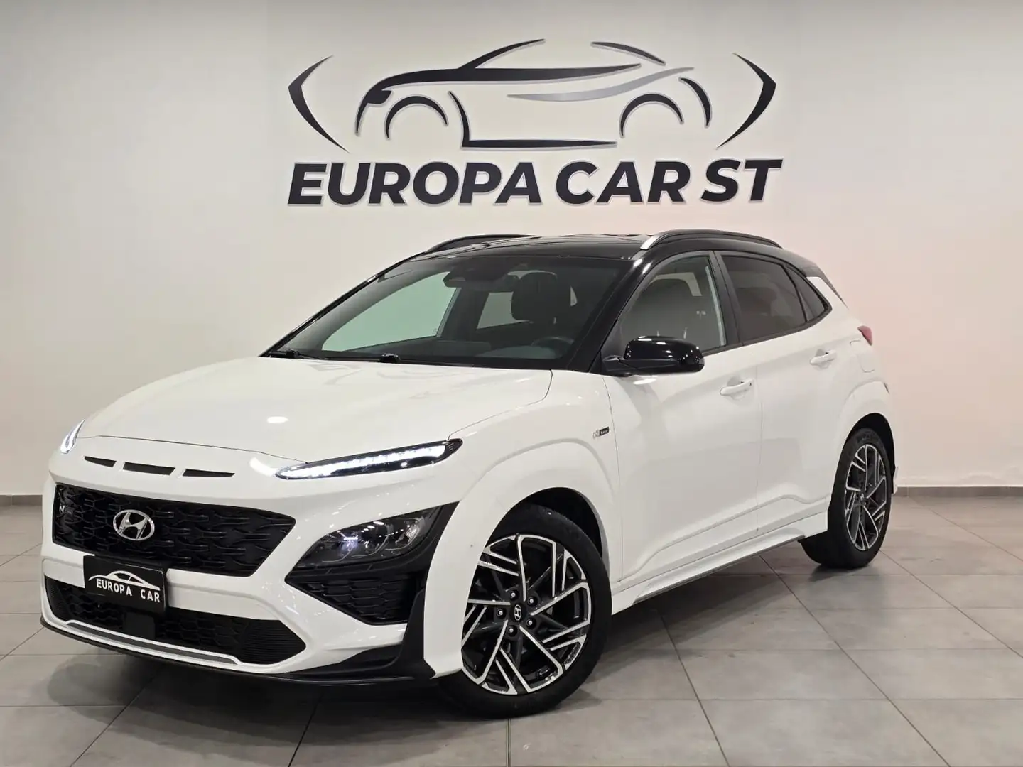 Hyundai KONA 1.0 T-GDI Hybrid 48V iMT NLine Blanc - 1