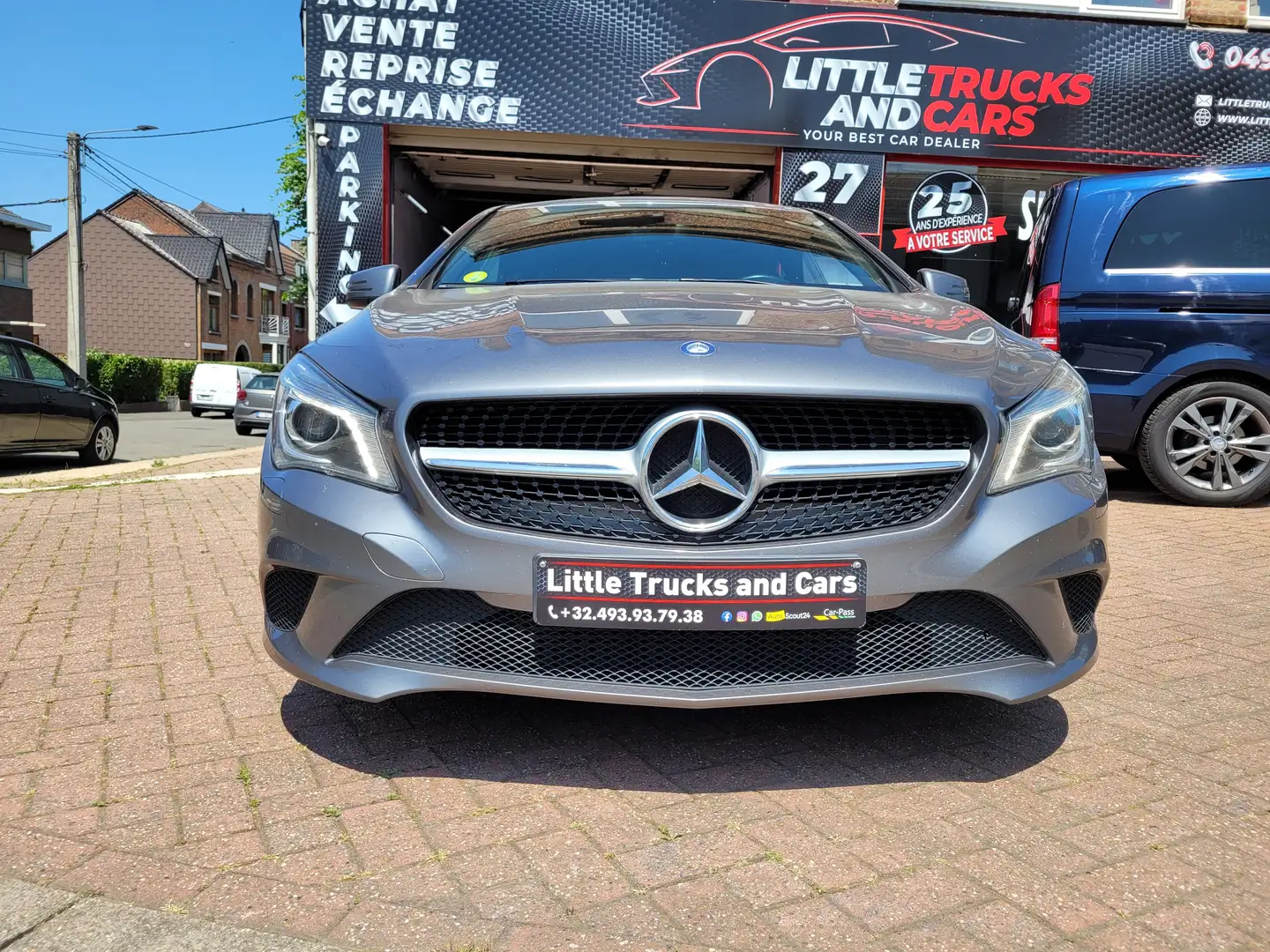 Mercedes-Benz CLA 180 CDI CUIR XENON GPS CAMERA GARANTIE 12 MOIS TVAC Gris - 2