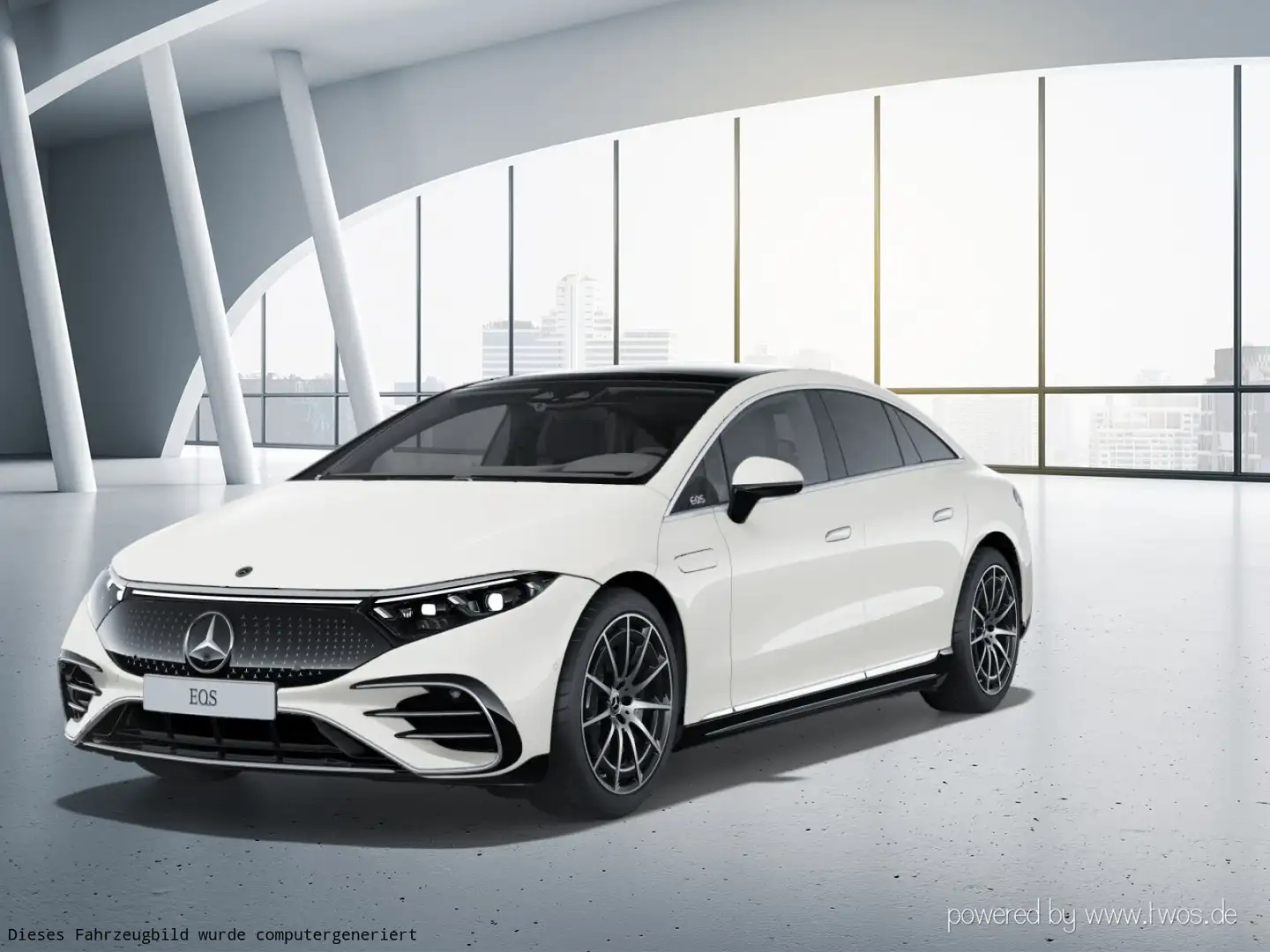 Mercedes-Benz EQS EQS 450+ AMG Line/Pano.-Dach/Distronic/Sitzhzg. Blanco - 2