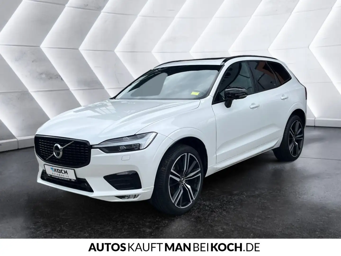 Volvo XC60 B4 AWD R-Design ACC BLIS STHz PANO 360 VLED Weiß - 2