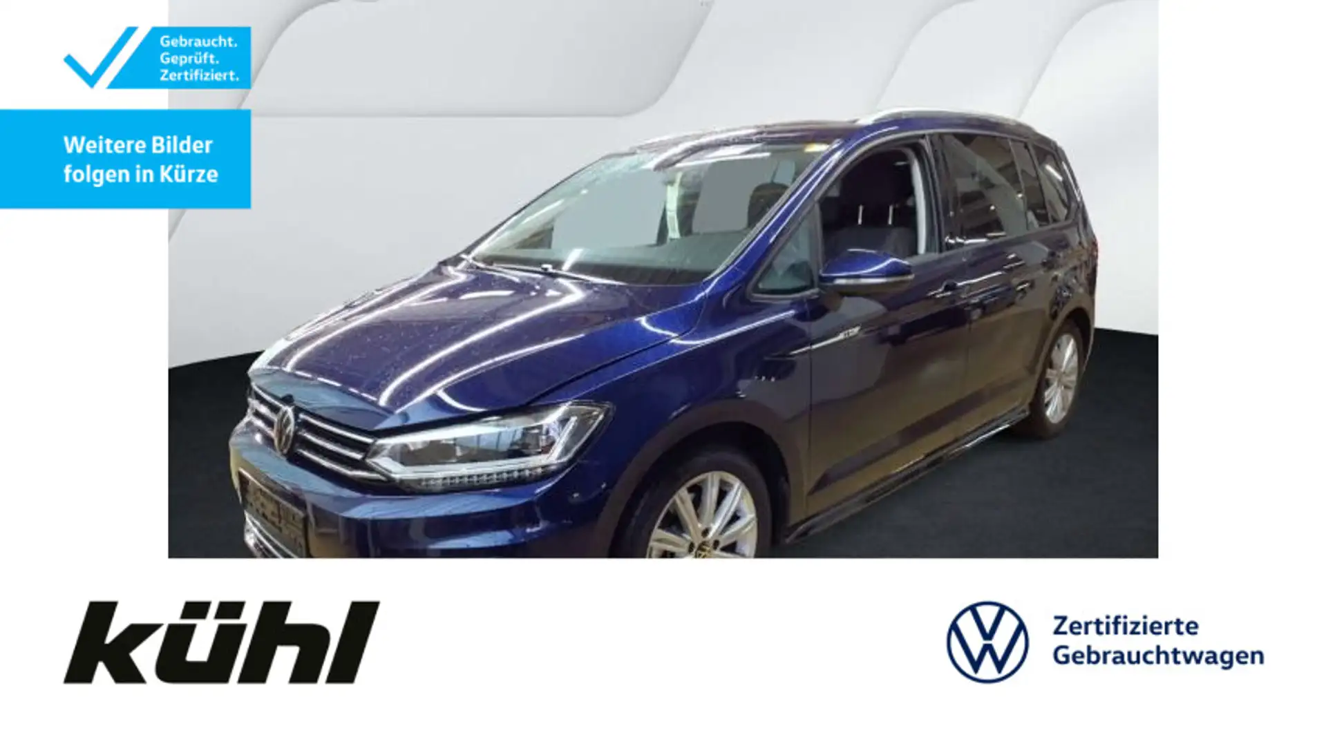 Volkswagen Touran 1.5 TSI DSG Comfortline LED/ACC/Kamera/Na Blau - 1