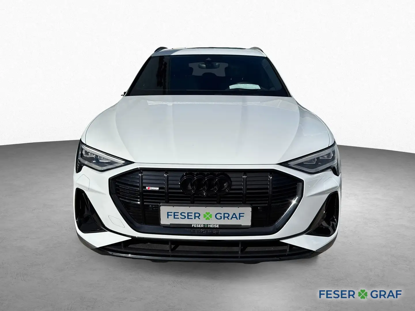 Audi e-tron S line Nachtradar Weiß - 2