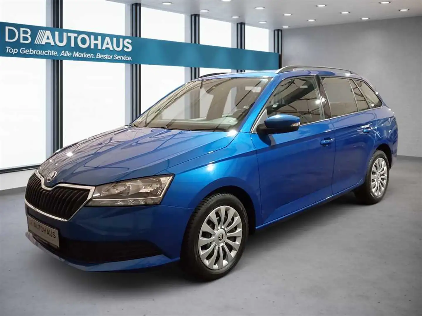Skoda Fabia Ambition 1.0 TSI Blauw - 1