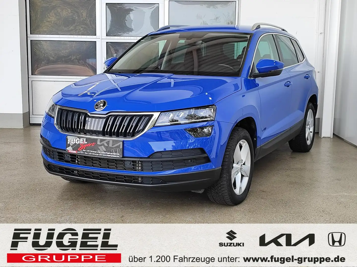Skoda Karoq 2.0 TDI DSG Style 4x4 LED|Navi|SHZ Blau - 1