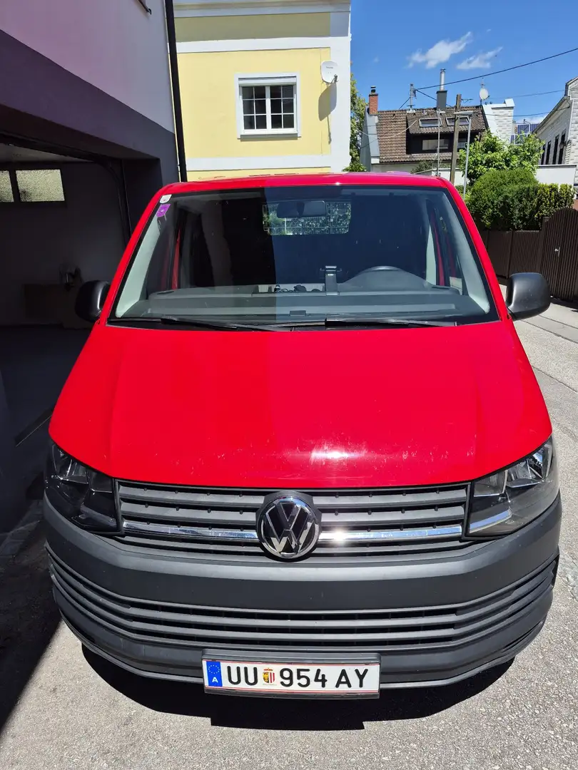 Volkswagen T6 Transporter Kastenwagen KR 2,0 TDI BMT Rot - 2