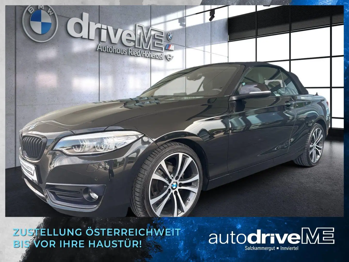 BMW 218 d Sport Line Schwarz - 1