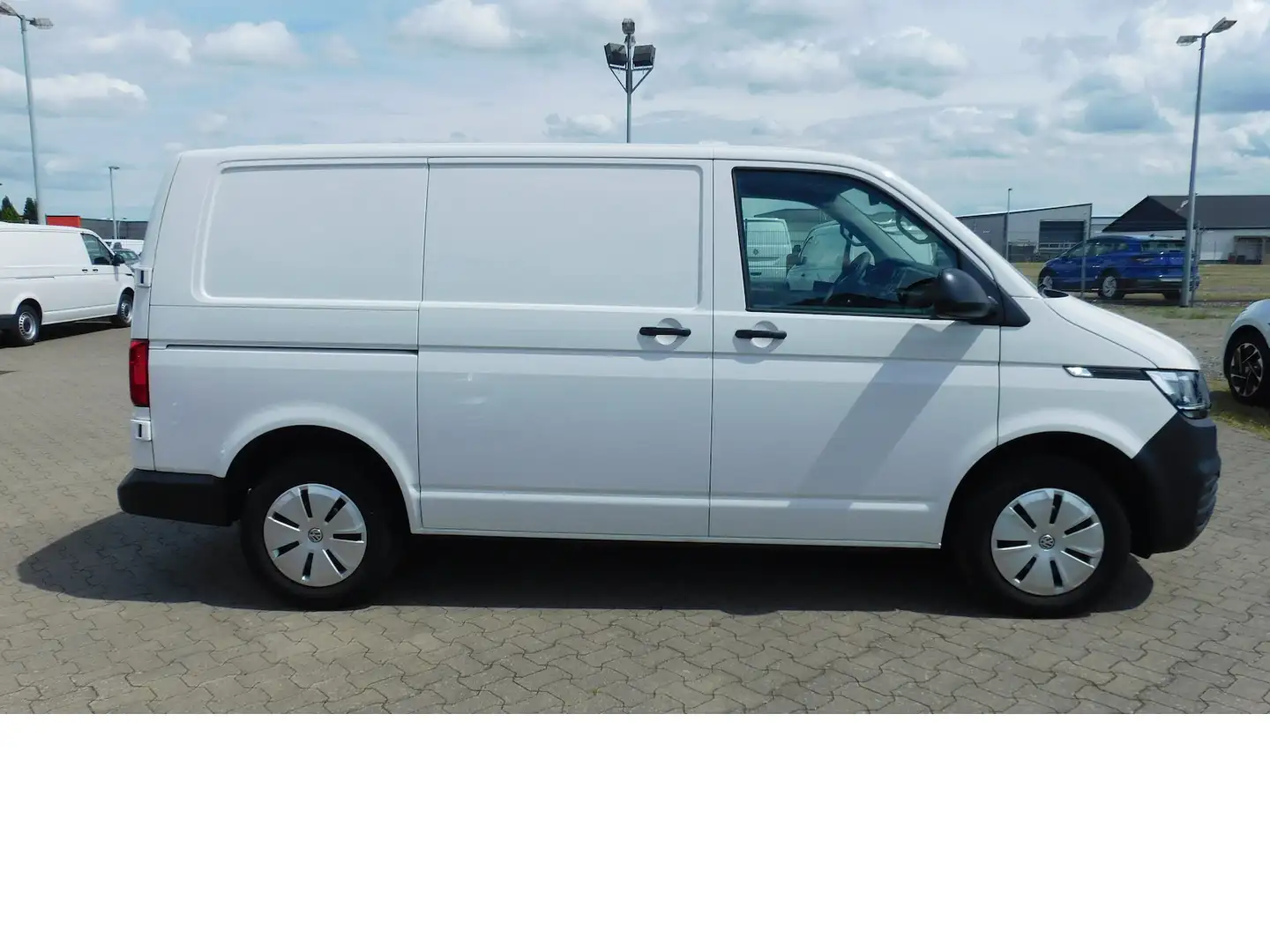 Volkswagen T6.1 Transporter 2.0 TDI BMT Kasten 3Sitze Navi Weiß - 2