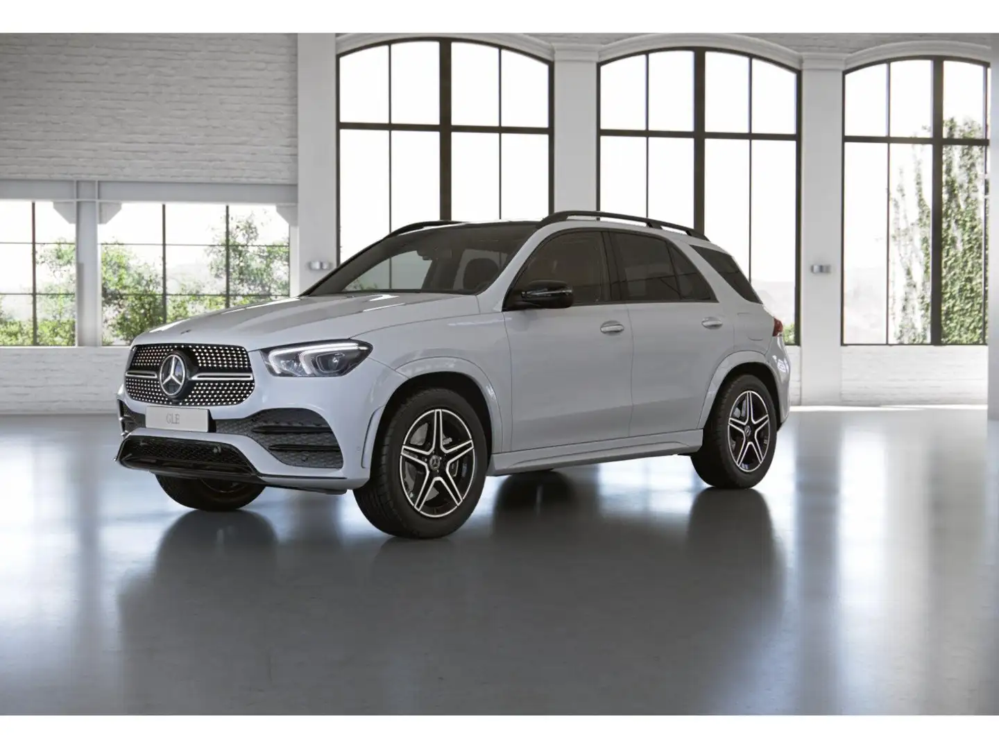 Mercedes-Benz GLE 350 de 4M AMG+PANO+DISTR+BURMESTER+AIRM+AHK Weiß - 2