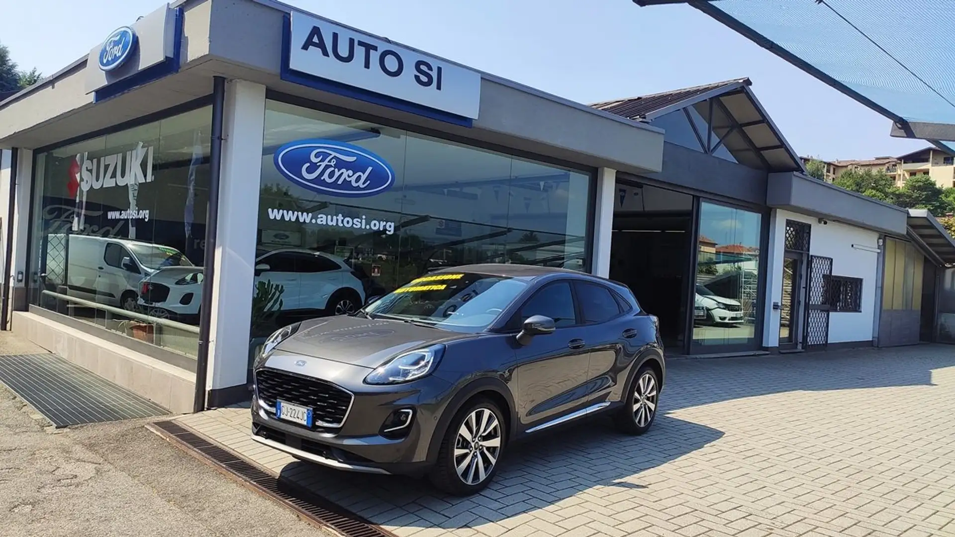 Ford Puma Puma  1.0 ecoboost  Mhev Titanium X Autom. Grijs - 1