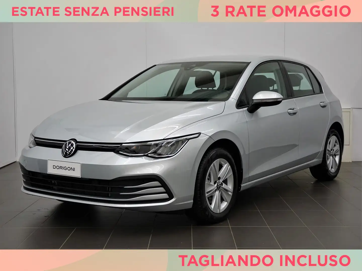 Volkswagen Golf 2.0 tdi life 150cv dsg Grijs - 1