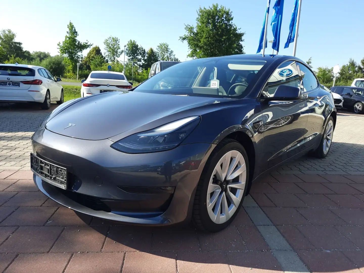 Tesla Model 3 Dual Long Range ACC Pano LM KAM LED Silber - 2