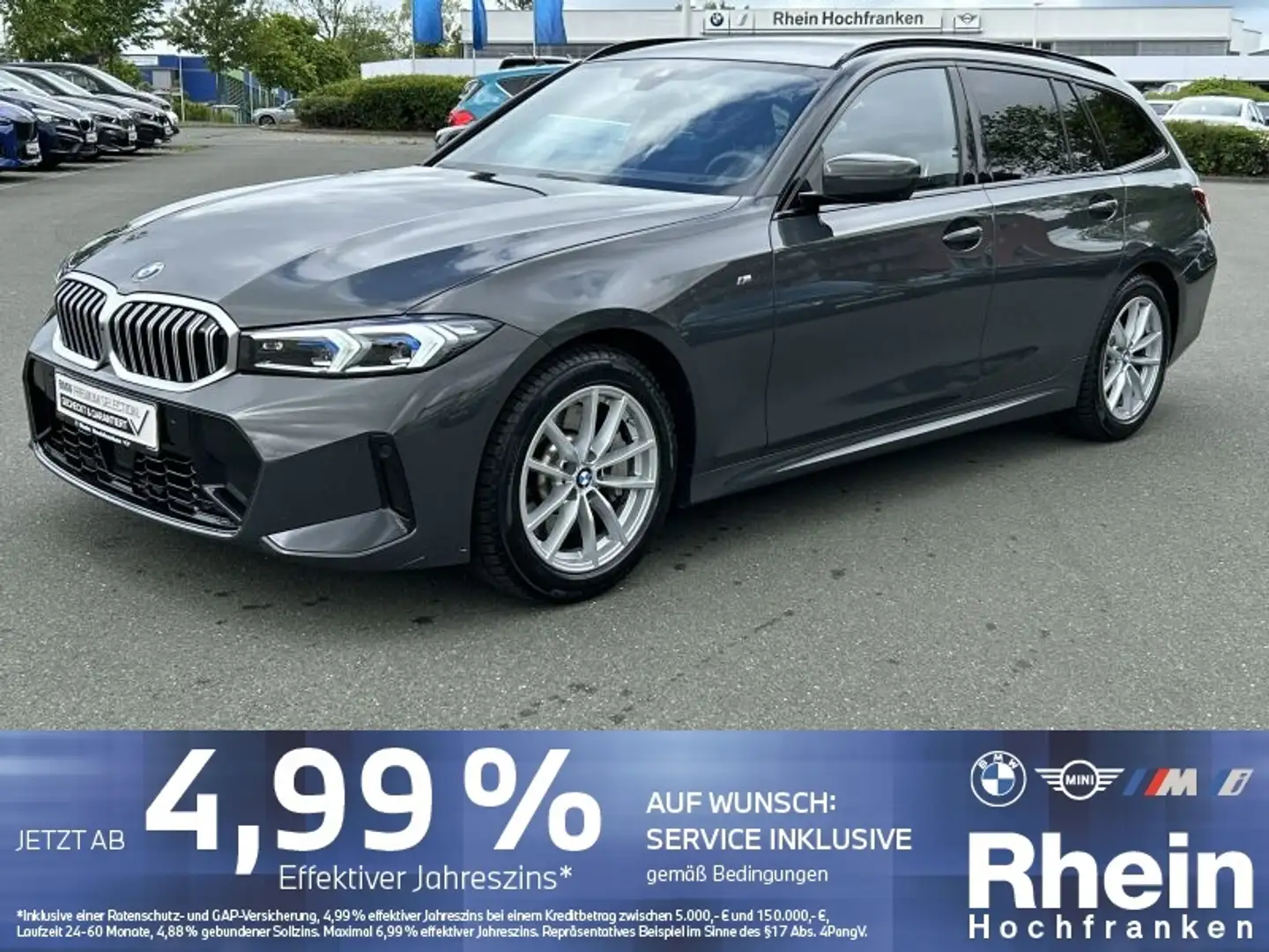 BMW 330 d xDrive Touring M Sportpaket NEUES MODELL Grau - 1