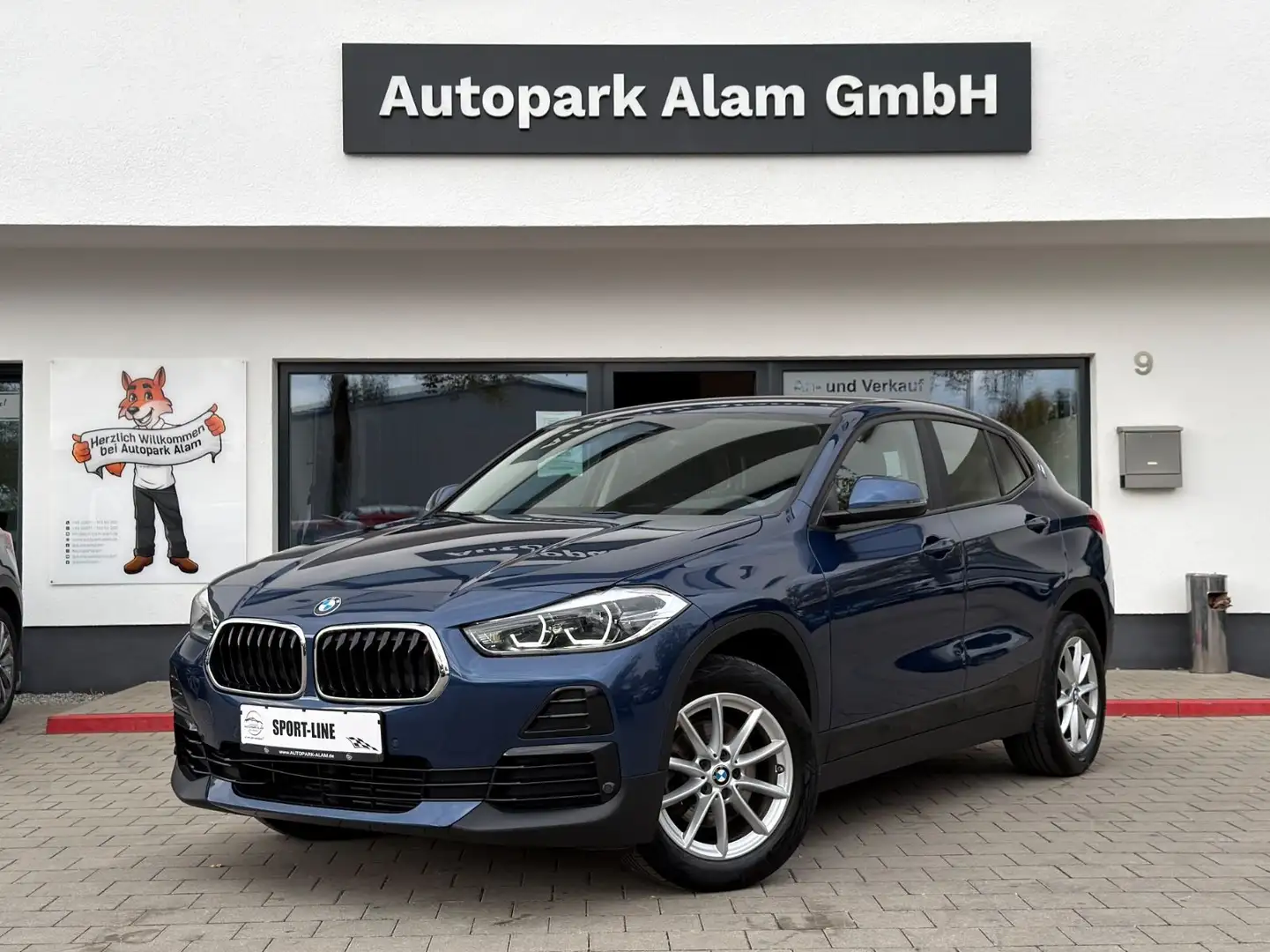 BMW X2 xDrive 18 d Advantage DAB LED Navi SHZ Blau - 1