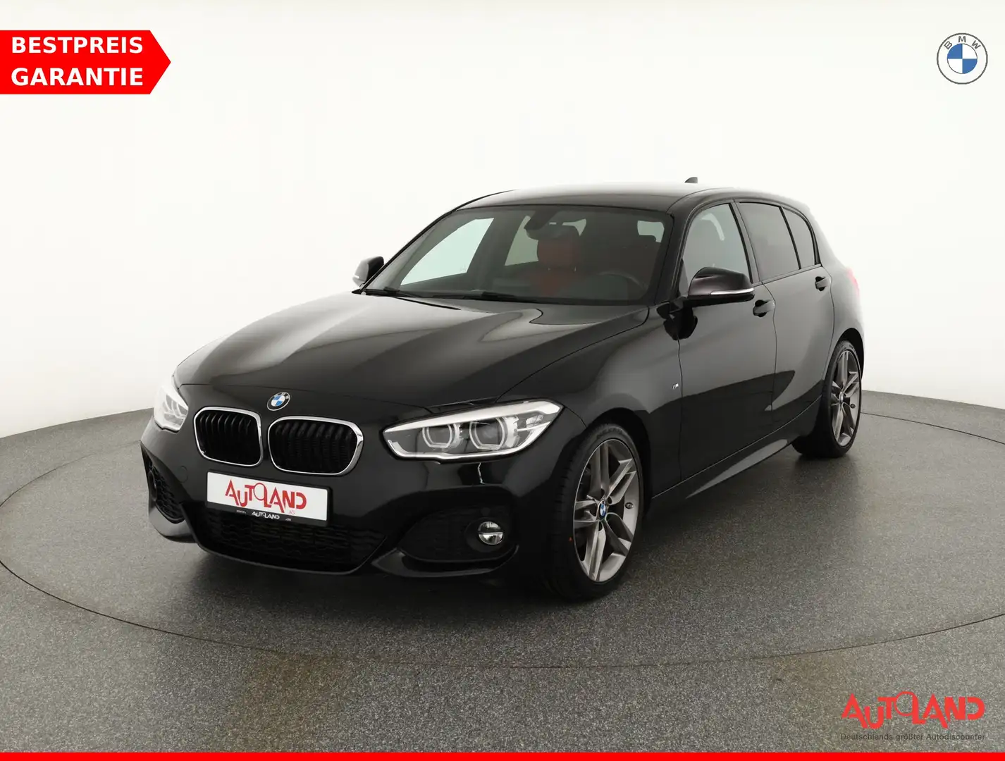 BMW 118 118i M Sport LED Navi Sitzheizung Leder Tempomat Noir - 1